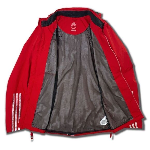 Adidas Red Windstopper Formotion Windbreaker Jacket Sz M - Picture 3 of 11